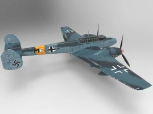 messerschmitt bf 110 g2 3D Model