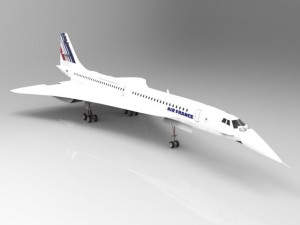 concorde sst Modèle 3D