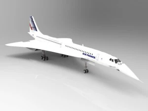 concorde sst Modello 3D