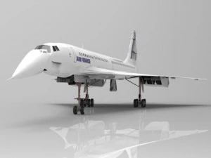 concorde sst Modello 3D