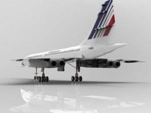 concorde sst Modèle 3D