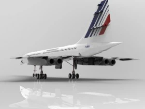 concorde sst Modello 3D