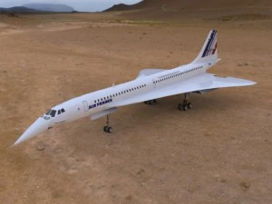 concorde sst Modello 3D