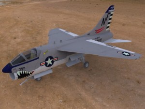 corsair ii 3D 模型