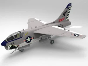 corsair ii 3D Model