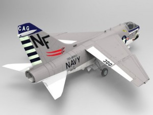 corsair ii 3D 模型