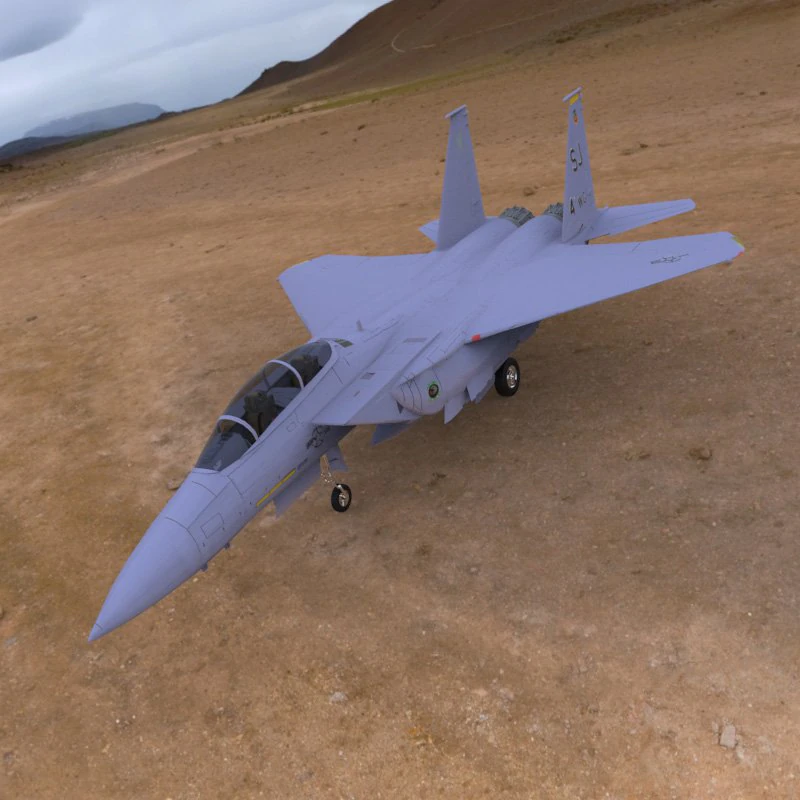 f 15e strike eagle 3D Model .c4d .max .obj .3ds .fbx .stl .blend 