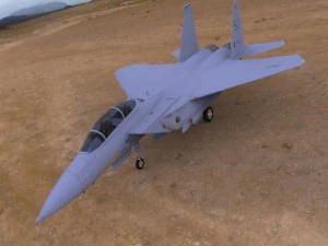 f 15e uderz orła Model 3D