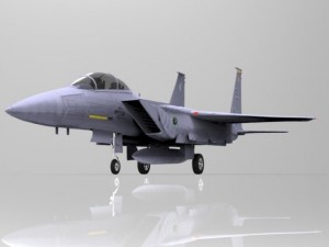 f 15e strike eagle 3D मॉडल
