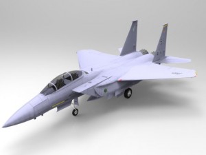 f 15e strike eagle 3D मॉडल