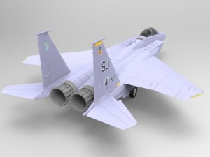 f 15e strike eagle 3D मॉडल