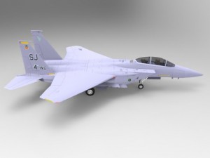 f 15e strike eagle 3D मॉडल