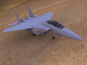 f 15e strike eagle 3D मॉडल
