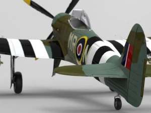 hawker typhoon 3D Model