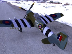 hawker typhoon 3D 모델