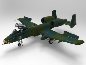 a10 thunderbolt 3D Модель