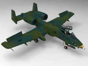 a10 fulmine Modello 3D