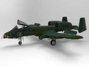 a10 thunderbolt 3D Модель