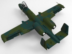 a10 thunderbolt 3D Модель
