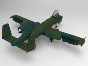 a10 thunderbolt 3D Модель