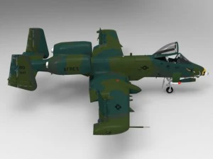 a10 fulmine Modello 3D