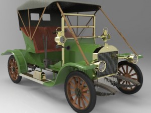 opel coupe Modelo 3D