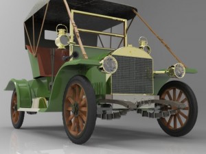 opel coupe Modelo 3D