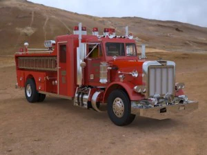 пожарная машина 3D Модель