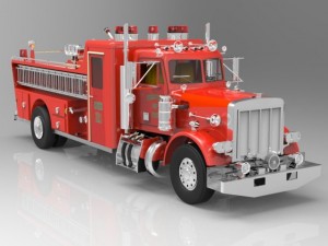 firefight truck 3D Model