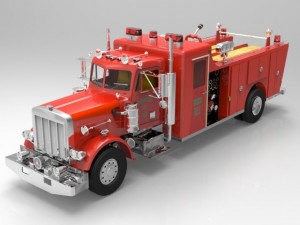 firefight truck 3D Model