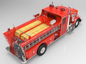 firefight truck 3D Model
