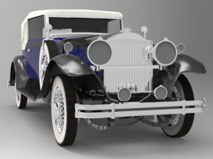 packard car 3D 모델