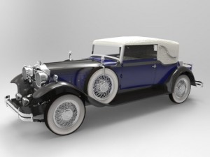 packard car 3D 모델