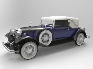 packard car 3D Model