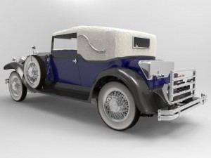 packard car 3D 모델