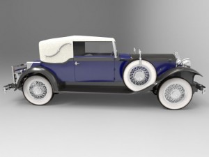packard car 3D 모델