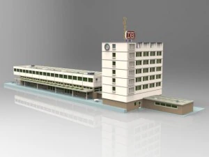 esta&ccedil;&atilde;o Kehl Modelo 3D