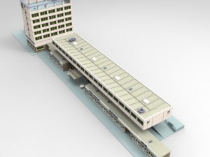 kehl station Model 3D