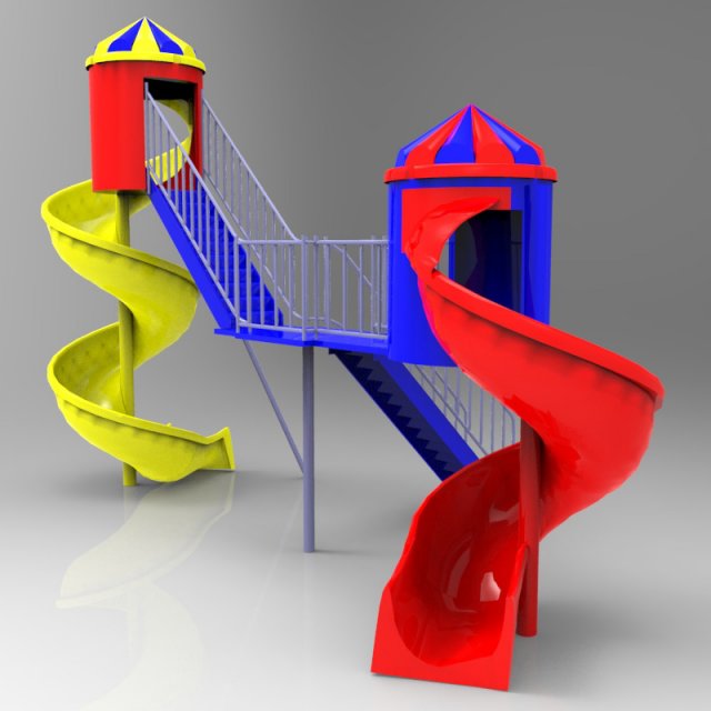 playground 3D Model .c4d .max .obj .3ds .fbx .stl .blend 