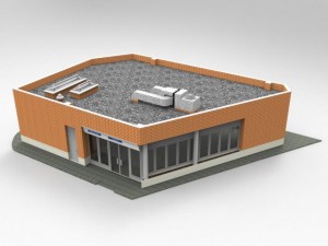 auxiliar building 3D Model