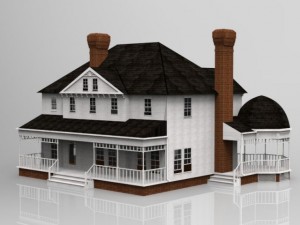 victorian house 3Dモデル