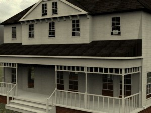 victorian house Model 3D
