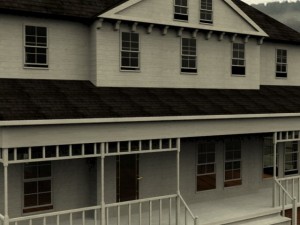 victorian house Model 3D