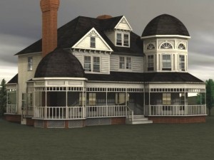 victorian house Model 3D