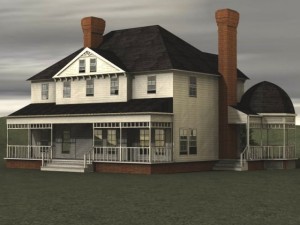 victorian house Model 3D