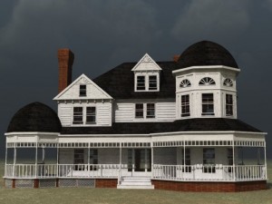 victorian house Model 3D