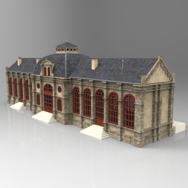 nordstadt station Modelo 3D .c4d .max .obj .3ds .fbx .stl .blend 