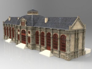 nordstadt station 3D 모델