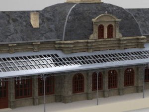 nordstadt station Modelo 3D