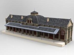 nordstadt station Modelo 3D